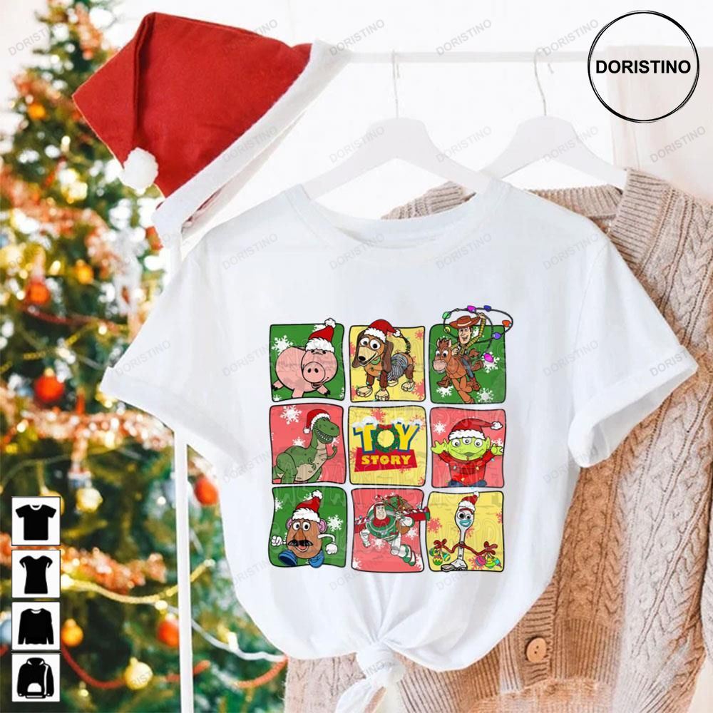 Toy Story Cartoon Christmas Friends Limited Edition T-shirts